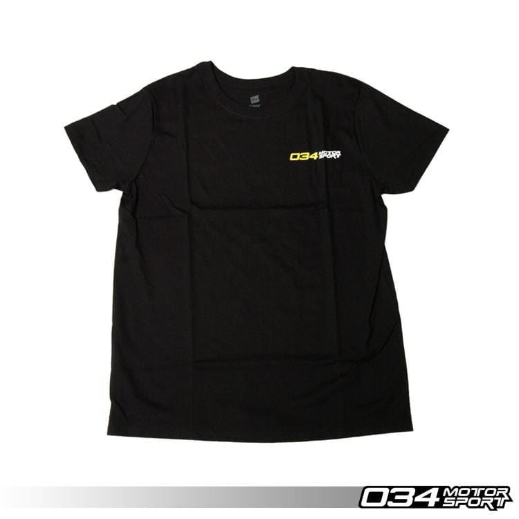 034-A01-1003-W-L T-SHIRT, "034MOTORSPORT", WOMENS (LARGE)