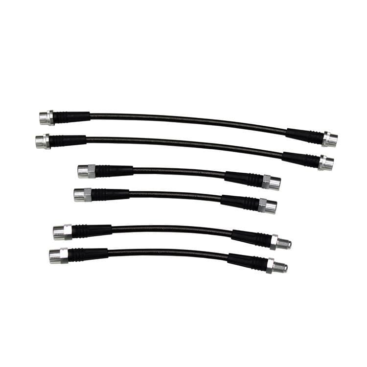 034 Stainless Steel Braided Brake Line Kit, Audi B5 A4/S4 Quattro, DOT Certified - 034-303-0007