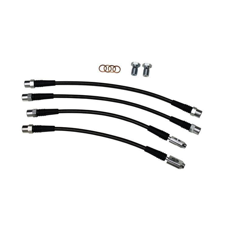 034 Stainless Steel Braided Brake Line Kit, Audi B6/B7 A4/S4 Quattro - 034-303-0008