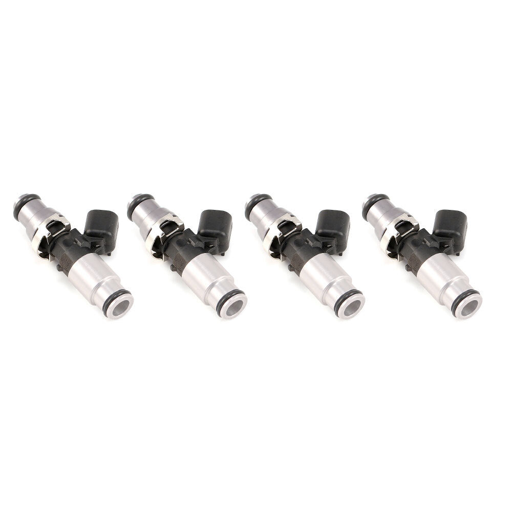 ID1050-XDS Injectors Set of 4, 60mm Length, 14mm Grey Adaptor Top, 14mm Lower Adaptor - VW/Audi/Mazda NC MX-5