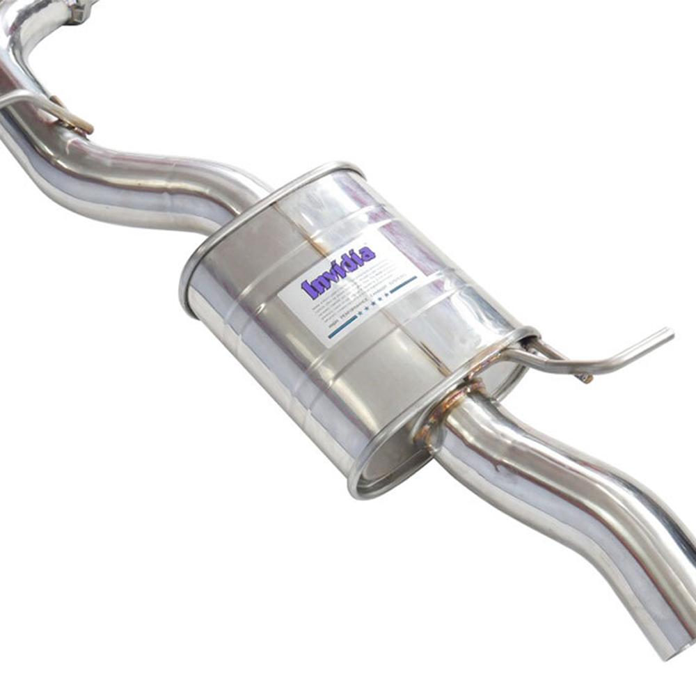 Invidia R400 Valved Cat Back Exhaust w/Oval Ti Tips - VW Golf R Mk7 - 0