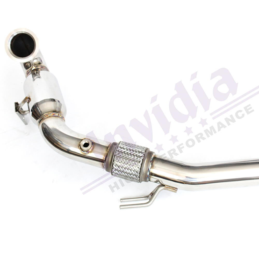 Invidia Q300 Turbo Back Exhaust w/SS Tips - VW Golf GTI Mk7 - 0