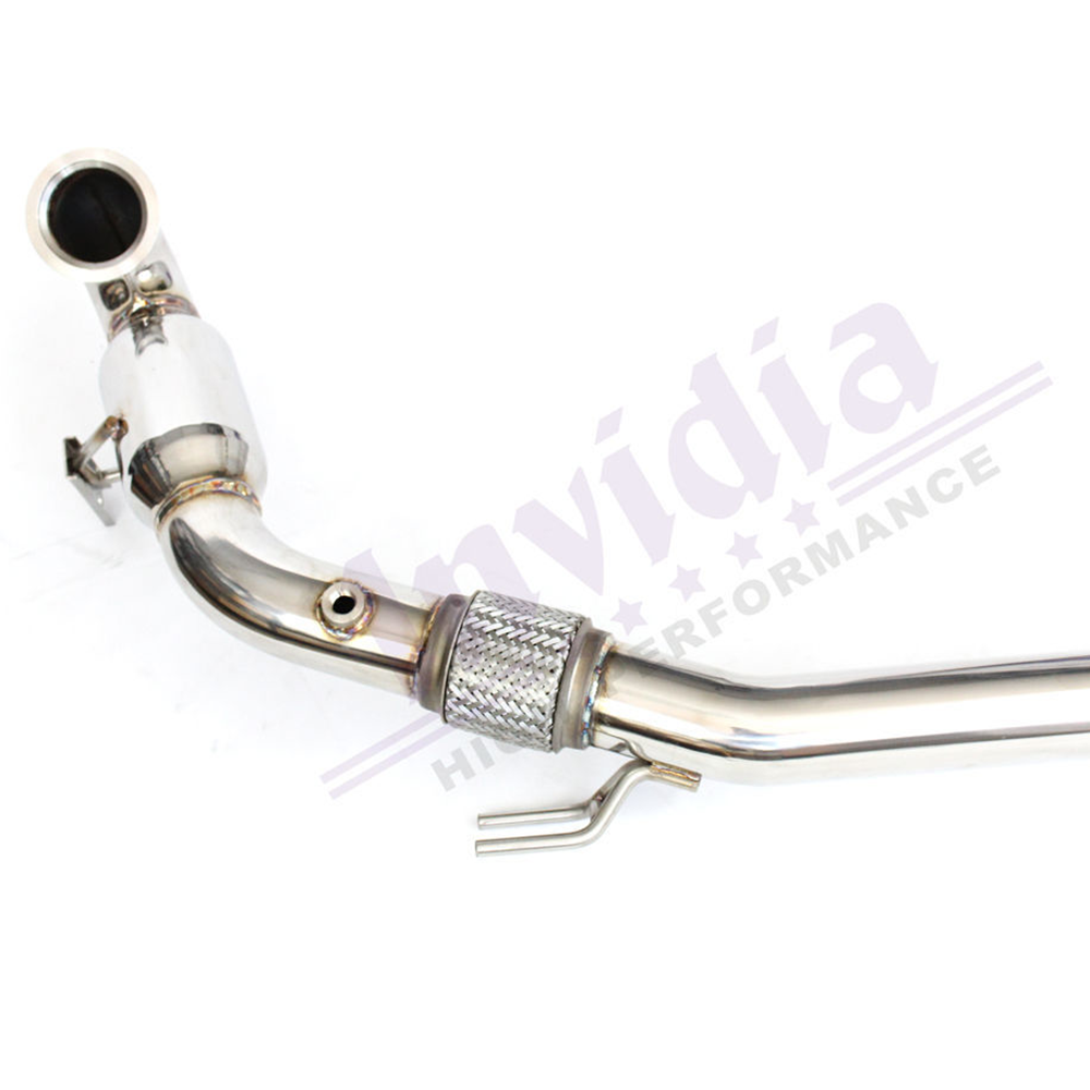 Invidia Down Pipe with High Flow Cat - VW Golf GTI Mk7, Mk7.5