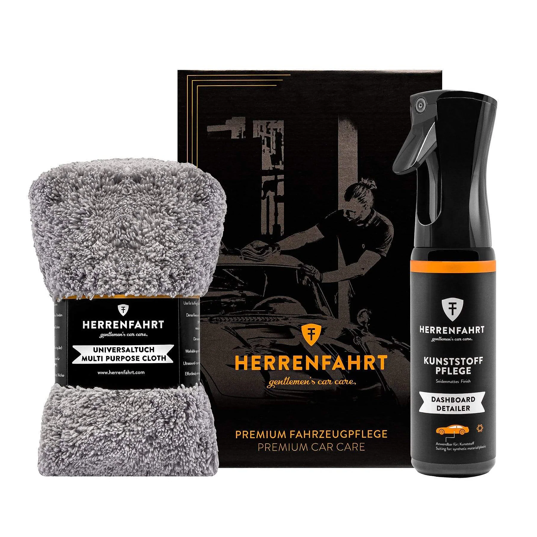 Herrenfahrt Professional Car Care Set Cockpit Care Bundle Kit - HFKIT003