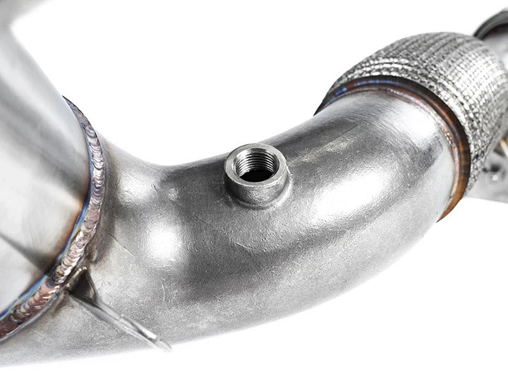 Integrated Engineering Cast Catted Down Pipe - Audi S3 8V/TT, TTS 8S/Golf R Mk7, Mk7.5 - 0