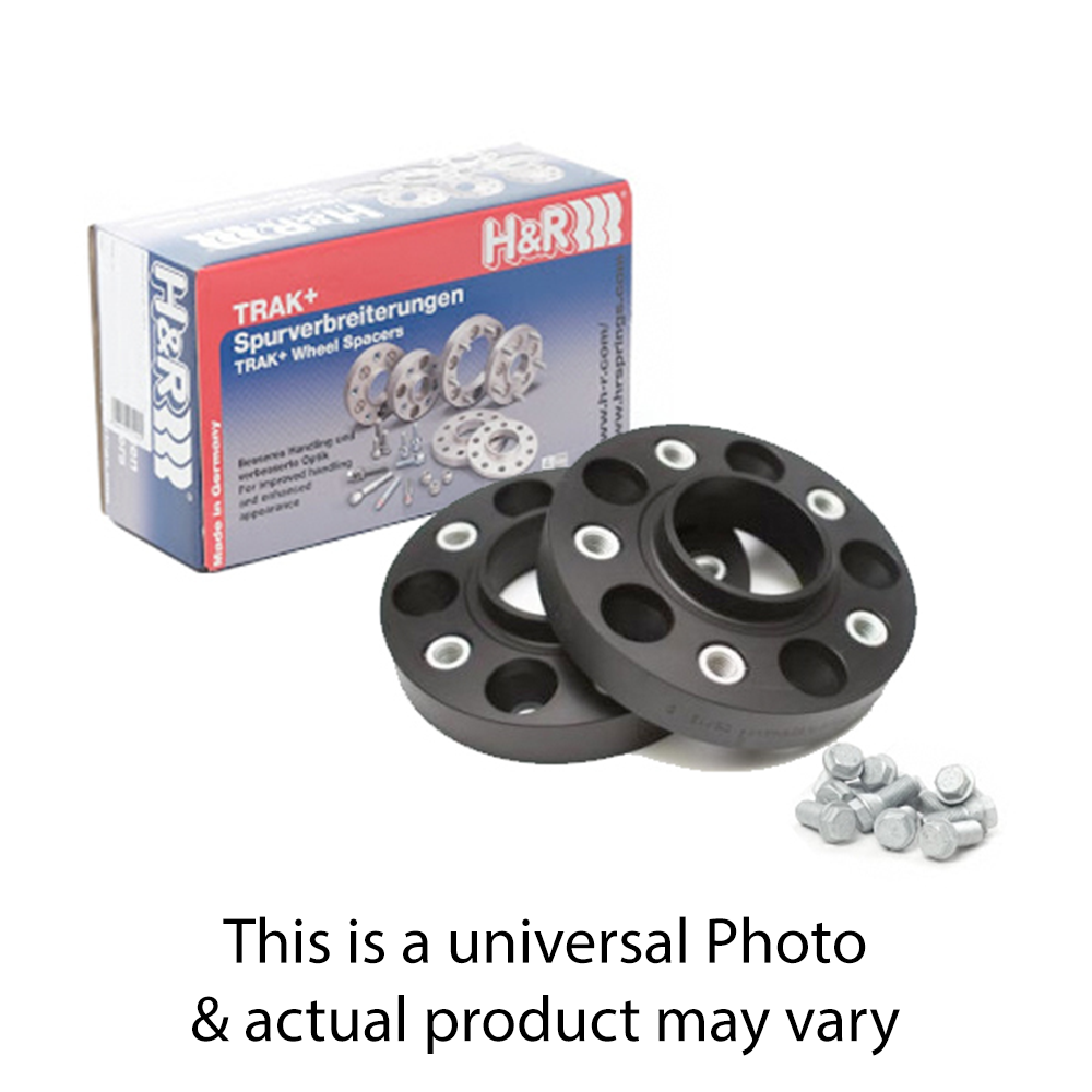 H&R Trak+ DRA Wheel Spacers PAIR 20mm Black - Audi A4,S4 B8/A5,S5 8T/Mercedes C Class W204,C204 Inc AMG