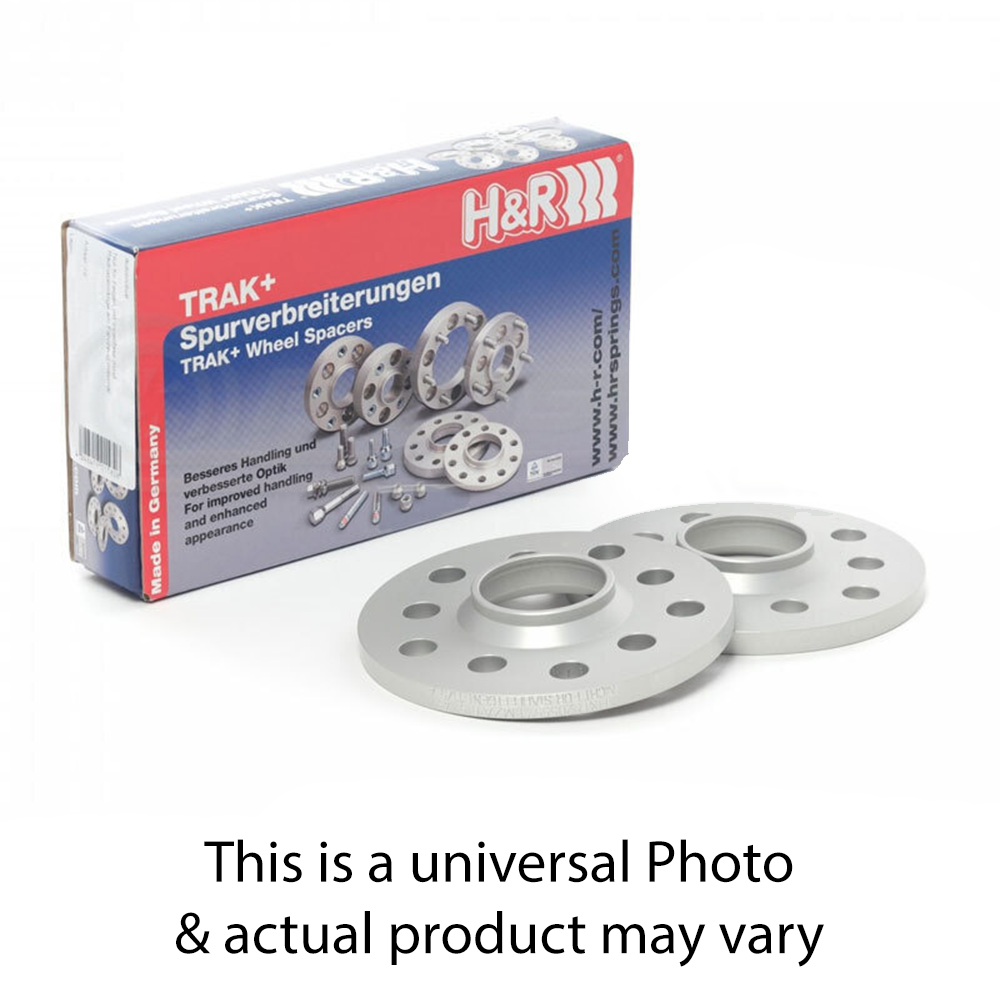 H&R Trak+ DR Wheel Spacers PAIR 15mm Silver - VW Golf R Mk7,7.5/Tiguan 15+/Arteon