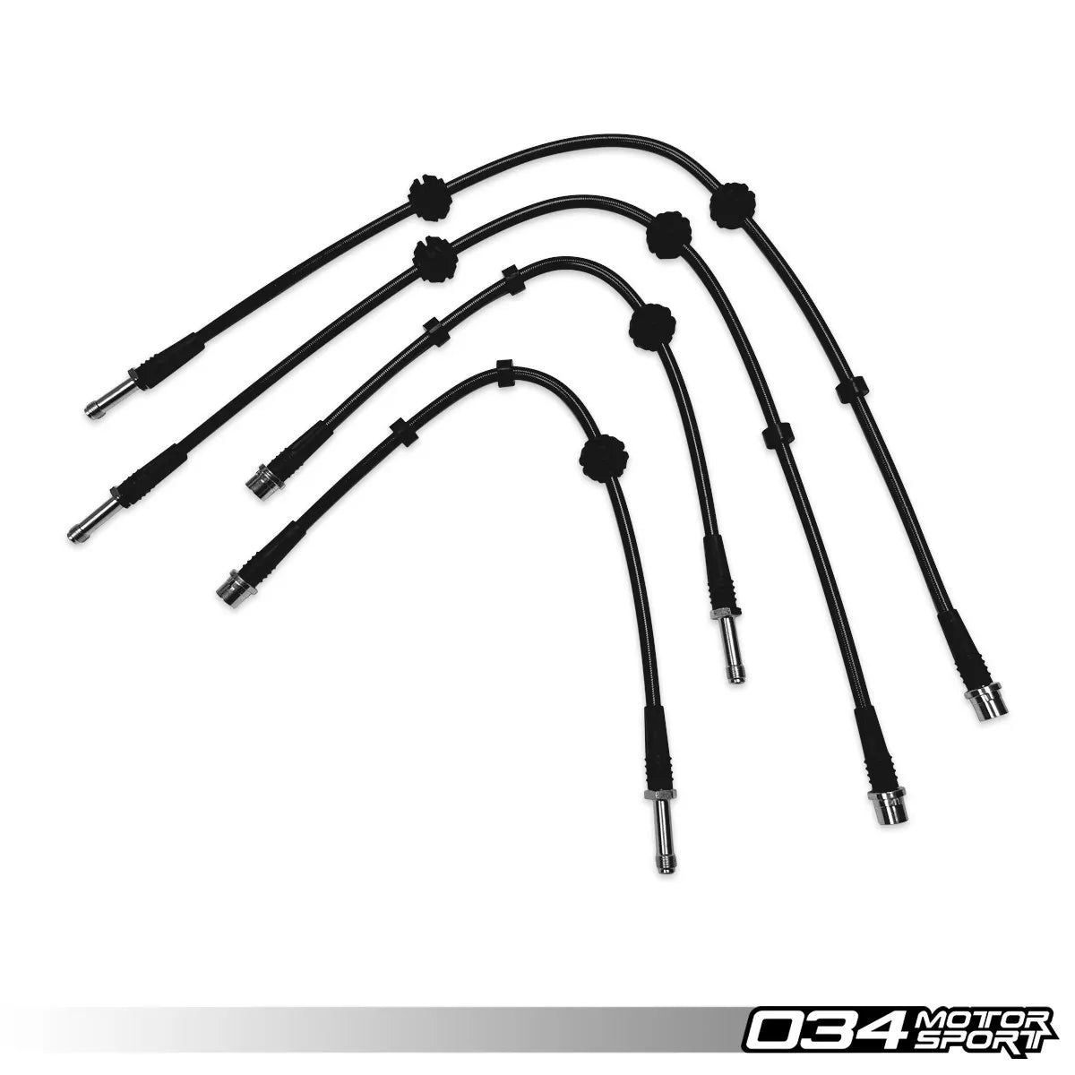 034 Motorsport - Stainless Steel Braided Brake Lines - Audi C7 A6/A7 & S6/S7